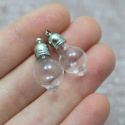 MINI FIOLKA SZKLANA KROPELKA WODY OKRĄGŁA MINI FIOLKA SZKLANA KROPELKA WODY OKRĄGŁA