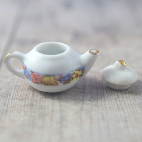 MINI ZESTAW CERAMICZNY KOLOROWE KWIATKI MINI ZESTAW CERAMICZNY KOLOROWE KWIATKI