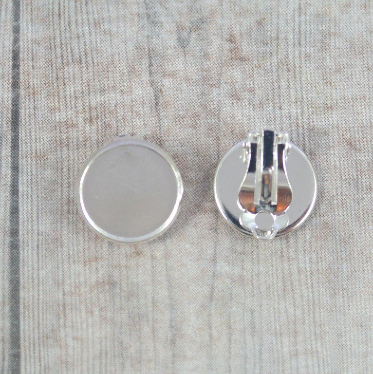 BAZA KLIPSA SREBRNA 14 mm 2szt BAZA KLIPSA SREBRNA 14 mm 2szt