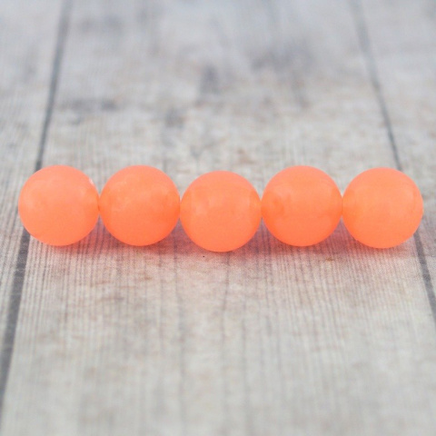 KORALIKI FLUORESCENCYJNE POMARAŃCZOWE 10 mm 5 szt. KORALIKI FLUORESCENCYJNE POMARAŃCZOWE 10 mm 5 szt.
