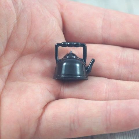 MINI CZAJNIK METALOWY CZARNY MINI CZAJNIK METALOWY CZARNY
