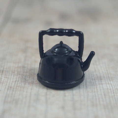 MINI CZAJNIK METALOWY CZARNY MINI CZAJNIK METALOWY CZARNY