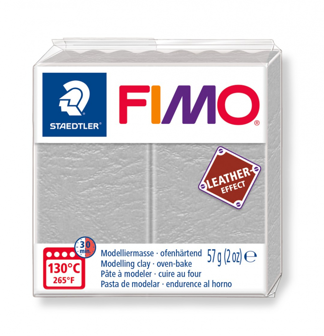 FIMO LEATHER EFFECT JASNOSZARY 809 FIMO LEATHER EFFECT JASNOSZARY 809