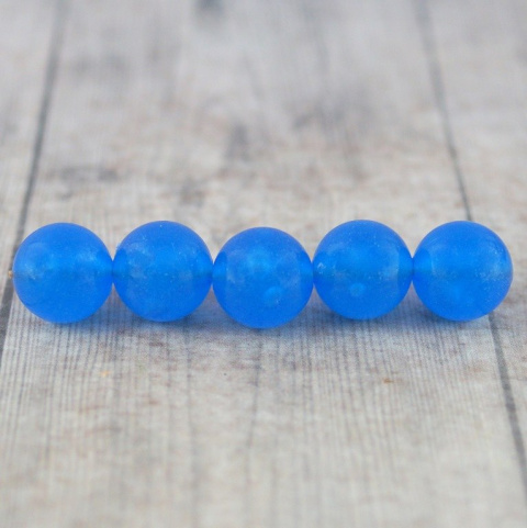 KORALIKI FLUORESCENCYJNE NIEBIESKIE 10 mm 5 szt. KORALIKI FLUORESCENCYJNE NIEBIESKIE 10 mm 5 szt.