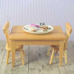 MINIATUROWY TALERZYK PORCELANOWY