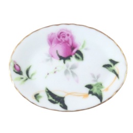 MINIATUROWY TALERZYK PORCELANOWY