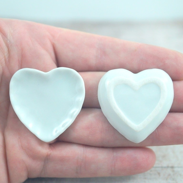 MINI PORCELANOWY TALERZYK SERCE MINI PORCELANOWY TALERZYK SERCE