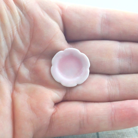 MINI TALERZYK KWIATEK RÓŻOWY 20 mm MINI TALERZYK KWIATEK RÓŻOWY 20 mm