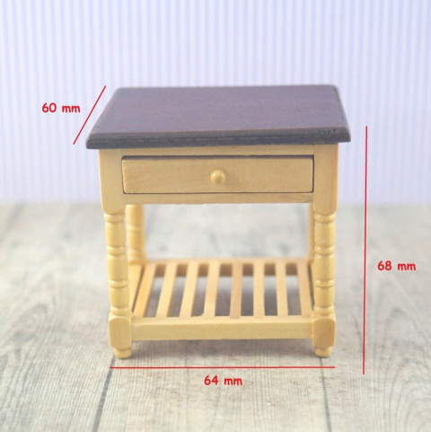 Stolik z szufladą - miniatura Stolik z szufladą - miniatura